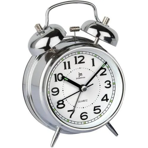 Lowell Justaminute JA7040 Orologio da tavolo in quarzo Rotondo Cromo