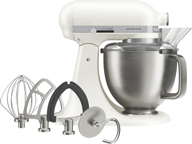 KitchenAid Artisan Plus Tilt Head Stand Mixer Porcelain White
