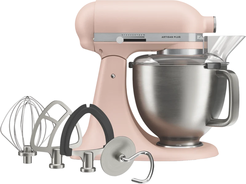 KitchenAid Artisan Plus Tilt Head Stand Mixer Feather Pink