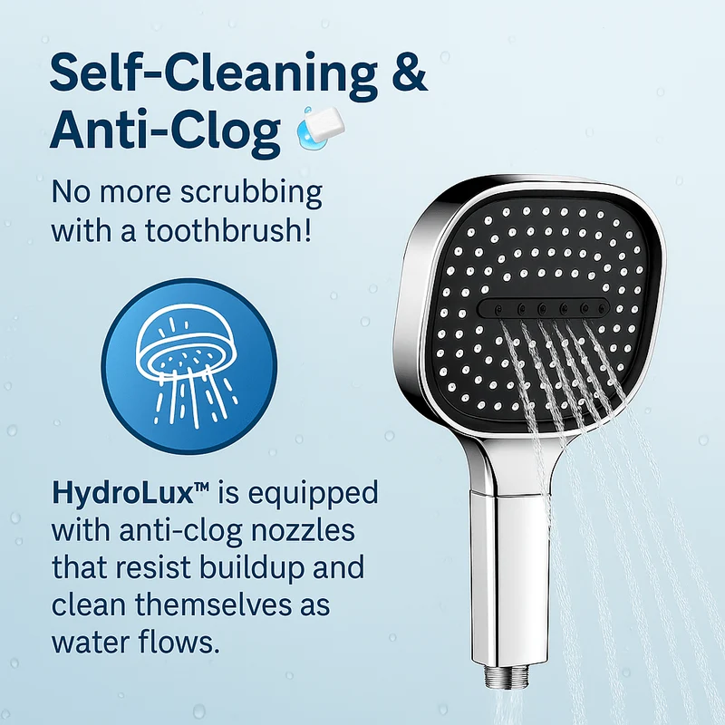 Pommeau de Douche Haute Pression avec Turbo Boost et Filtration