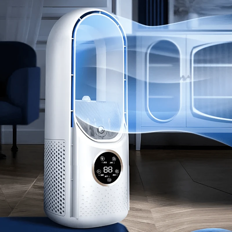 Ventilateur Silencieux Sans Lames 3 Modes de Vent