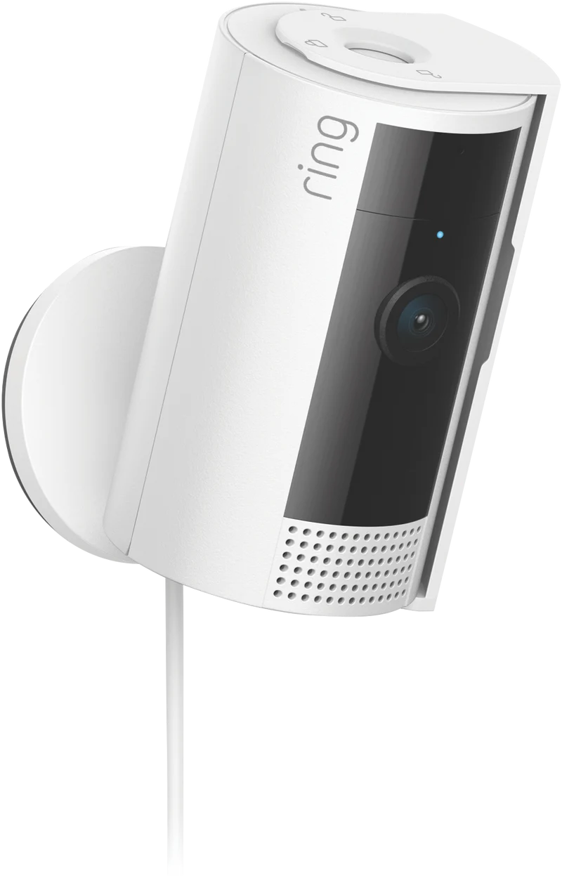 Ring Indoor Camera - Plug-In Security Camera - White