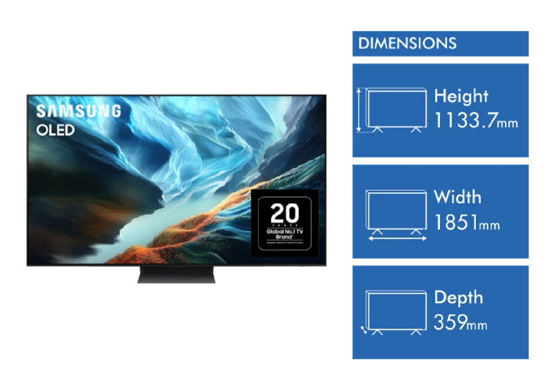 Samsung 83" OLED S90H 4K Smart AI TV 2026