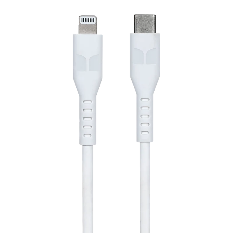 Monster TPE Lightning to USB-C 1.2M Cable White