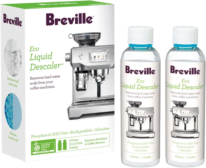 Breville 2 x 100ml Bottles Eco Liquid Descaler