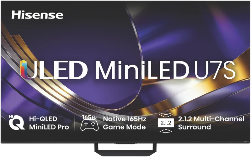 Hisense 85" U7SAU 4K ULED MiniLED 165Hz TV 2026