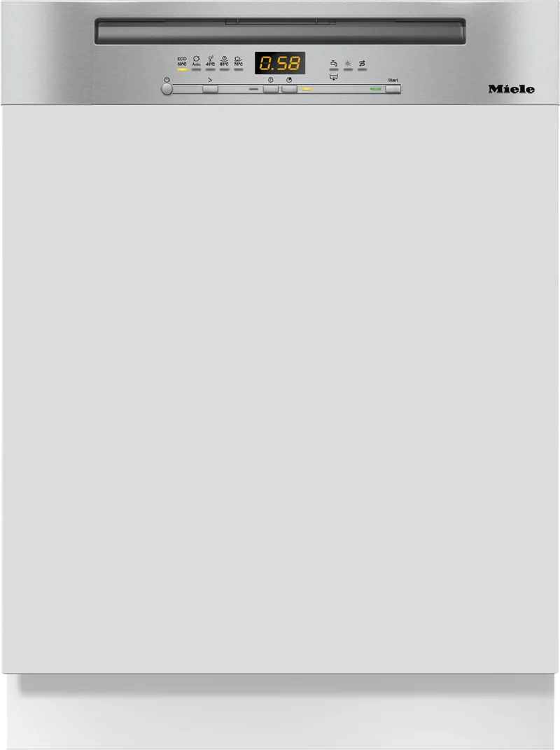 Miele 60cm Semi-Integrated Dishwasher with AutoOpen Drying CleanSteel Fascia