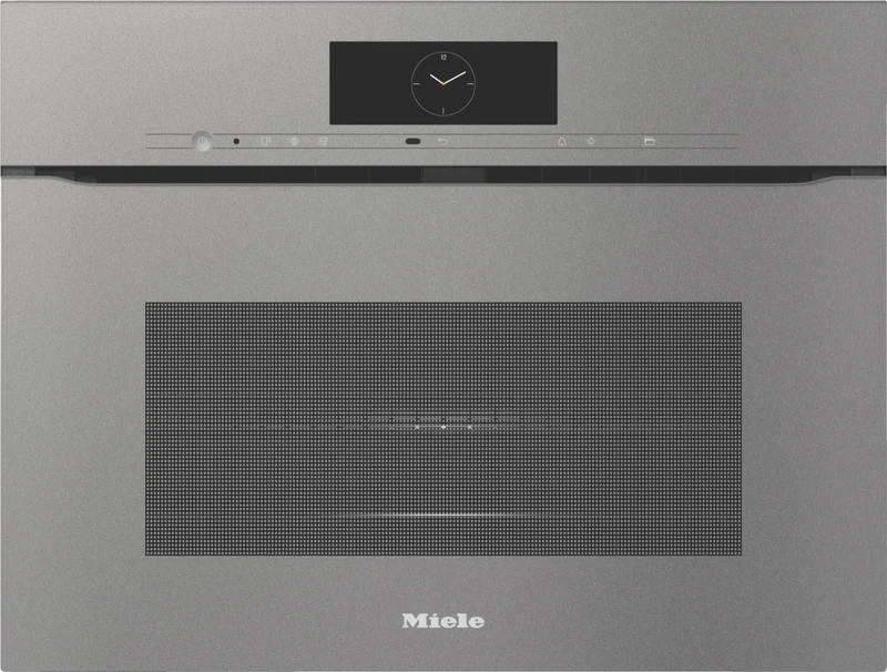 Miele 45cm Handleless 3in1 Speed Oven and Microwave Combination with Crisp Function Graphite Grey