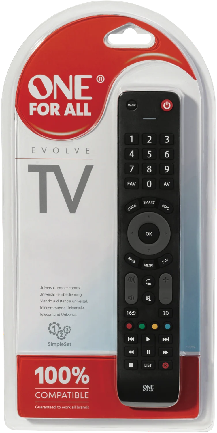 One For All Evolve TV Remote Control