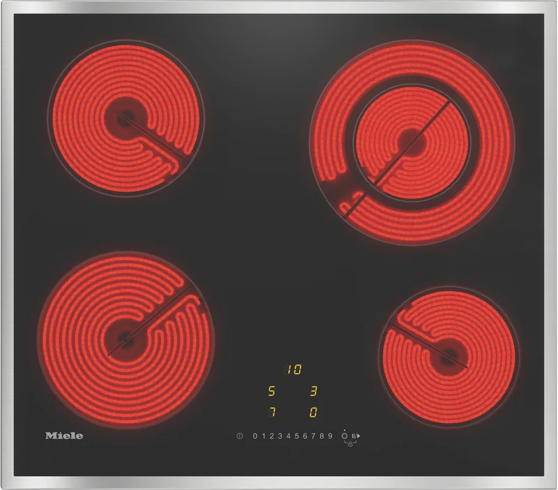 Miele 57cm Electric Cooktop with 4 Cooking Zones Ceramic Glass