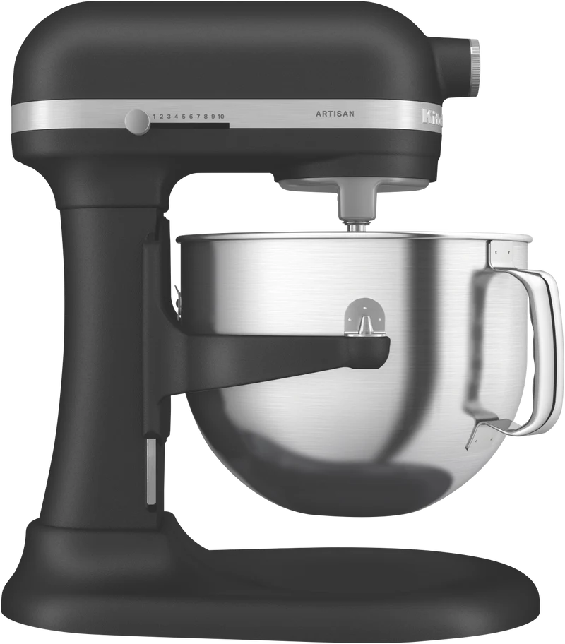 KitchenAid 6.6L Artisan Bowl Lift Mixer Cast Iron Black