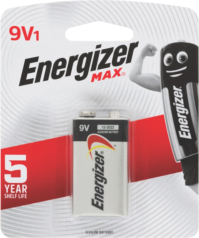Energizer Max 9V 1Pk Battery