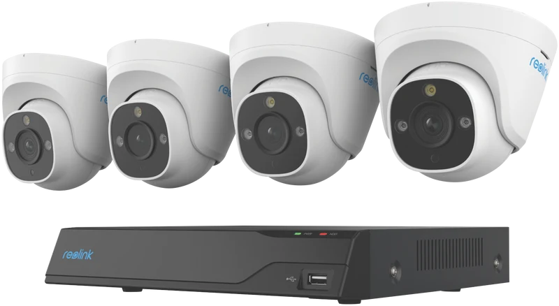Reolink 8-Channel NVR x 4 8MP Security Cameras