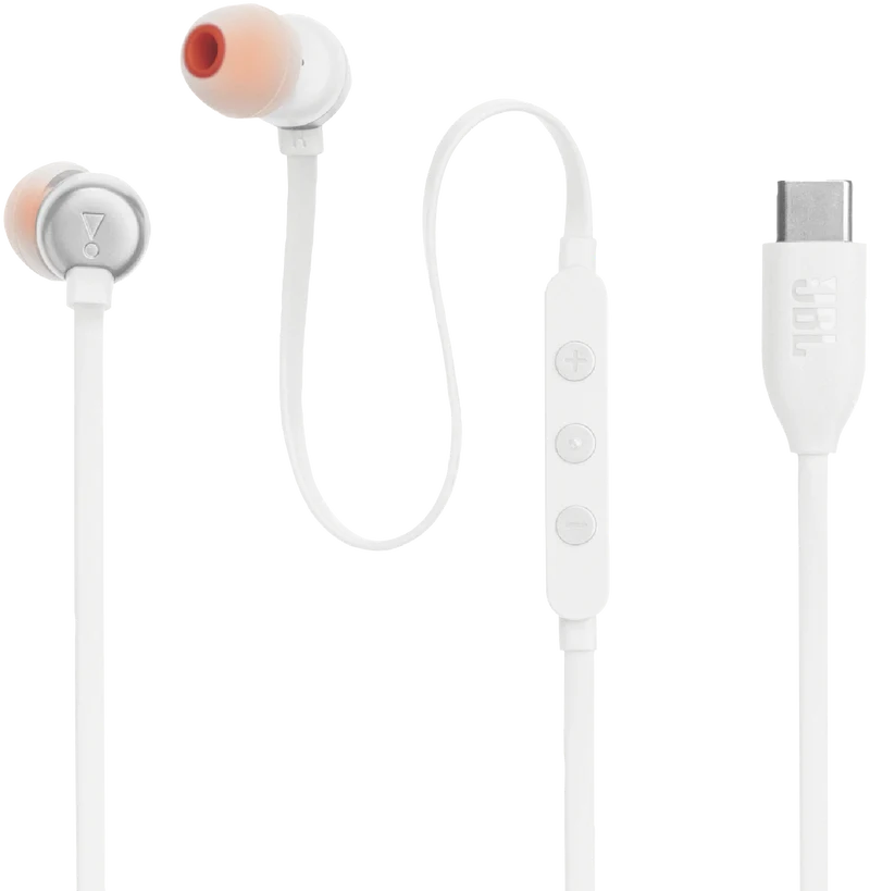 JBL Tune 310 USB-C Headphones- White
