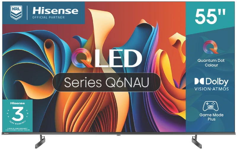 Hisense 55" Q6NAU 4K QLED Smart TV 24